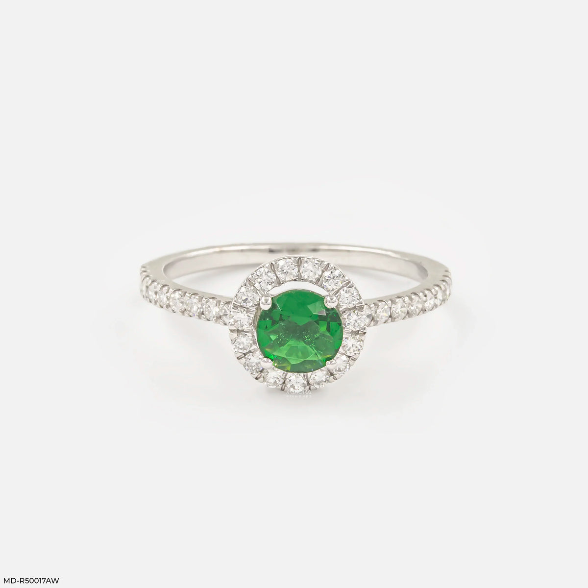 Round Bloom Halo Lab Diamond Ring