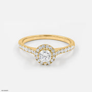 Divine Solitaire Lab Diamond Ring