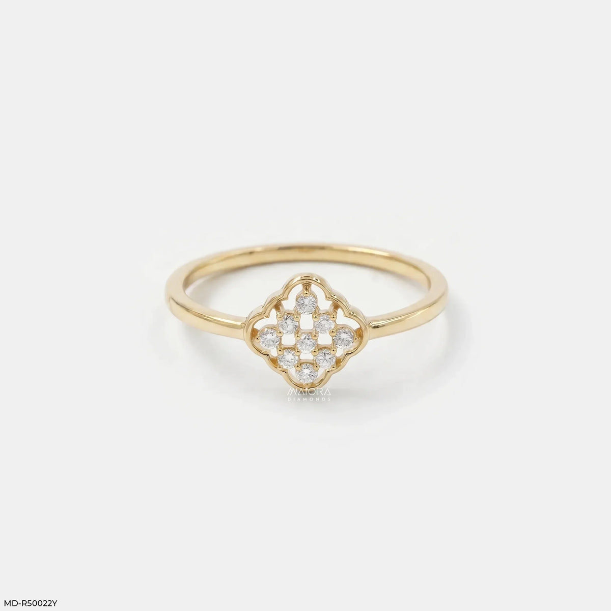 Elegance Quad Diamond Ring