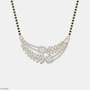 Marquise Flame Diamond Mangalsutra
