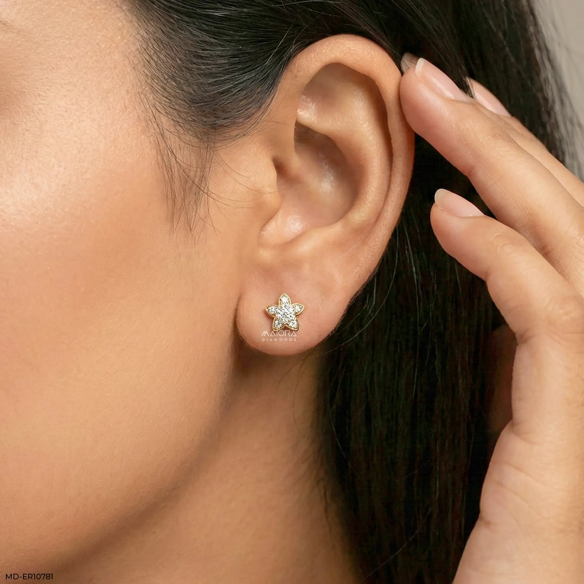 Mini Starlets Diamond Earrings