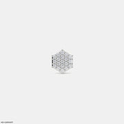 Monarch Hexa Diamond Mens Stud Earring