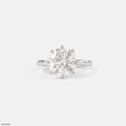 3 Carat Dazzling Round Lab Diamond Solitaire Ring