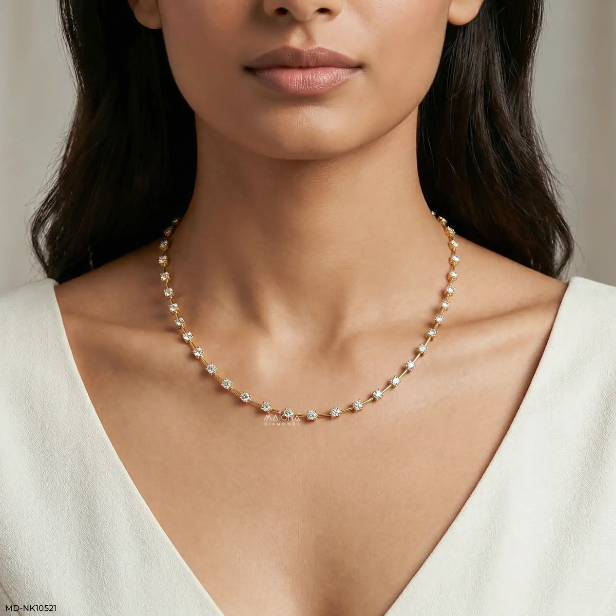 Solas Circlet Diamond Necklace