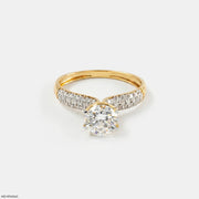 1.40 Carat Solstice Round Lab Diamond Solitaire Ring