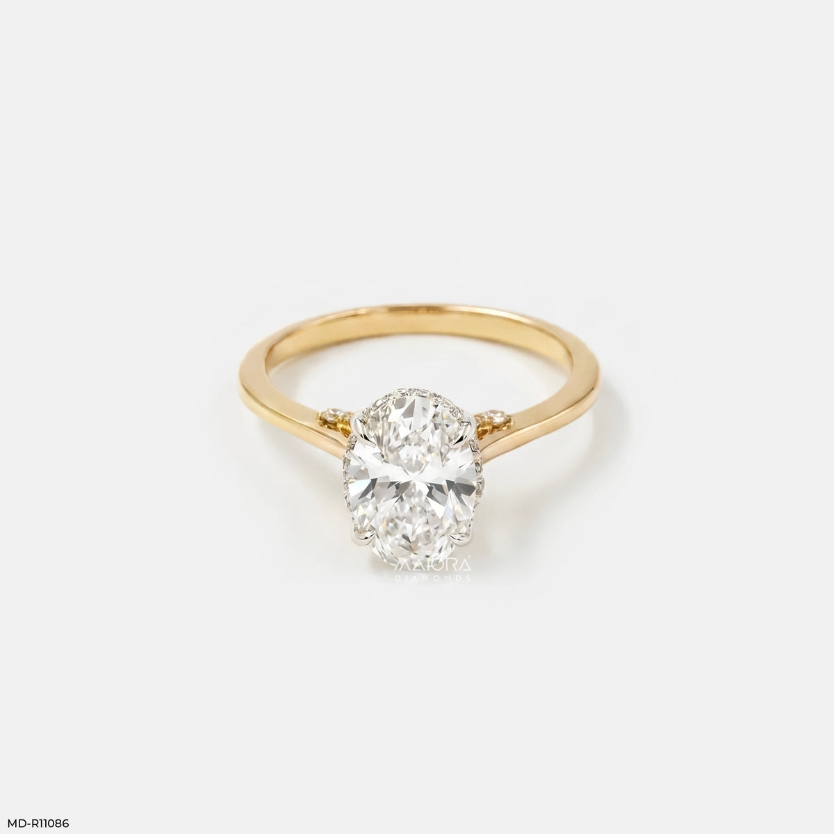 1.90 Carat Stellaris Oval Lab Diamond Solitaire Ring