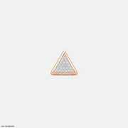 Trigon Glow Diamond Mens Stud Earring