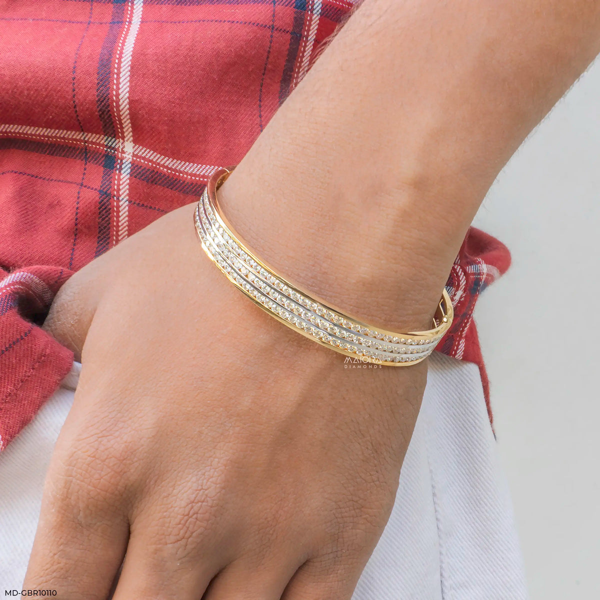 Trinity Row Men's Diamond Bracelet