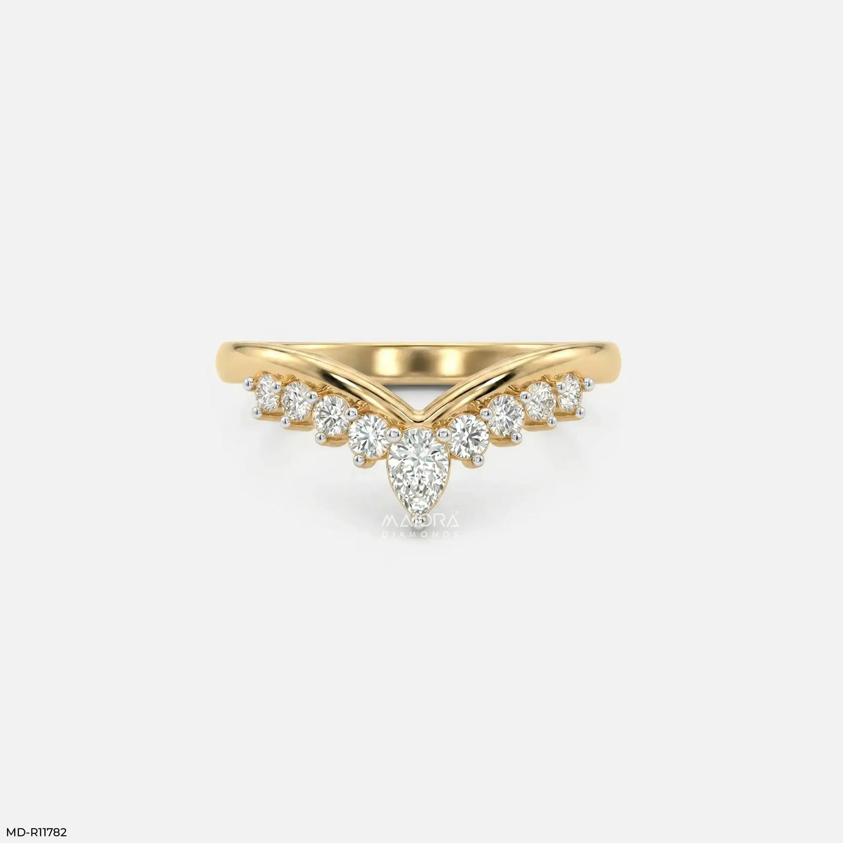 Petal Wave Vanki Diamond Ring