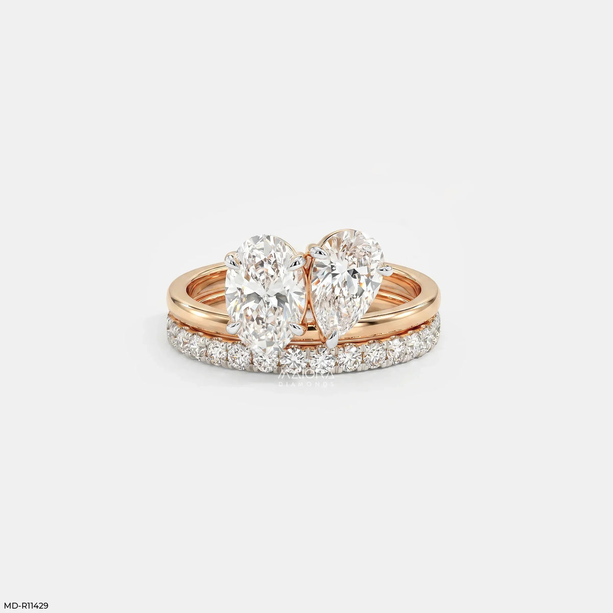 Twin Bond Toi Et Moi Diamond Ring