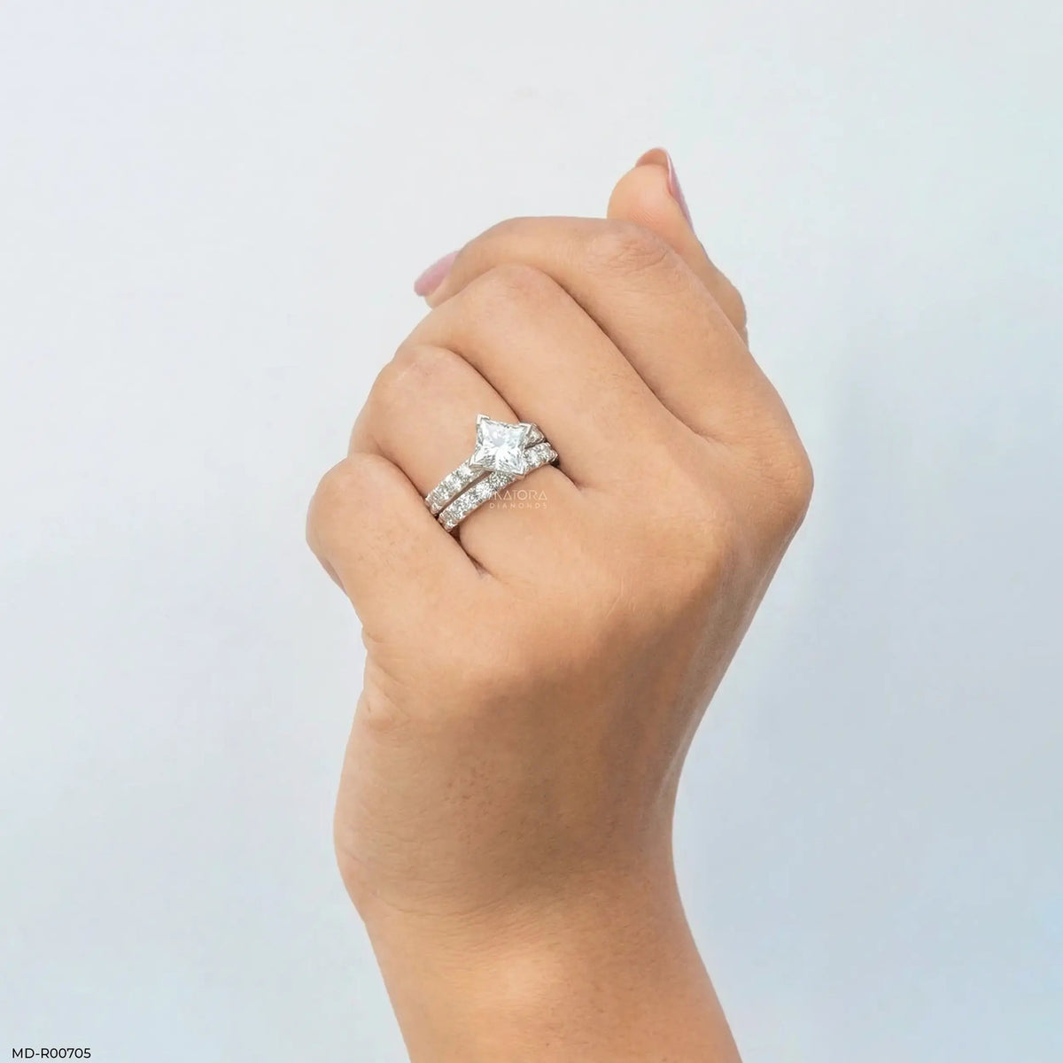 Crown Spark Solitaire Diamond Ring