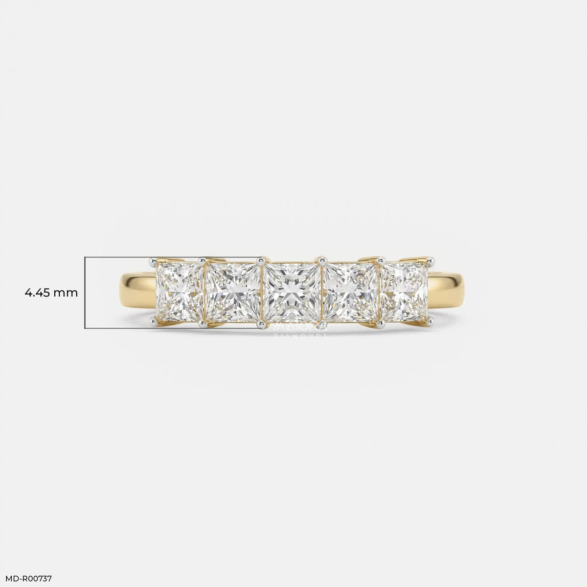 Vertex Square Glow Diamond Ring