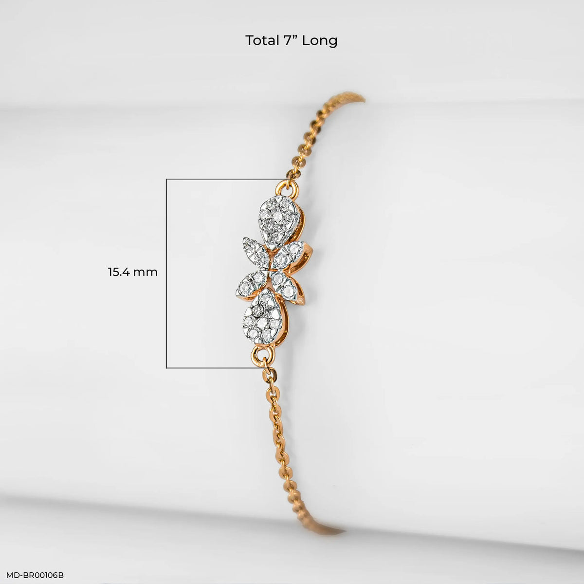 0.35 Carat Fragrant Flower Lab Diamond Bracelet