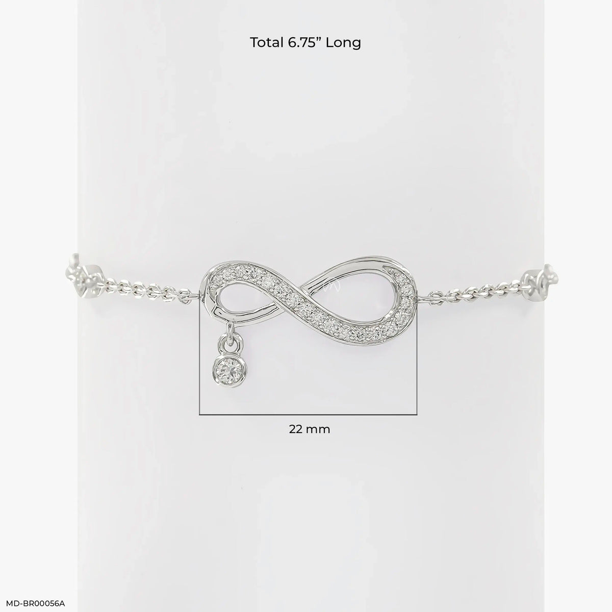 0.5 Carat Infinite Tennis Lab Diamond Bracelet