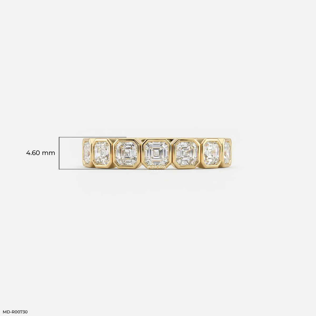 Regent Asscher Diamond Eternity Ring