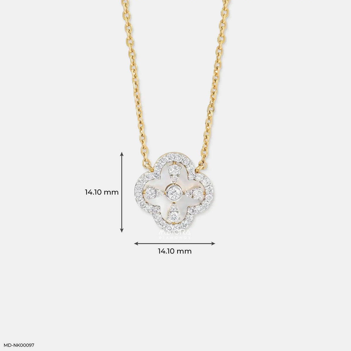 Whispering Floret Diamond Necklace