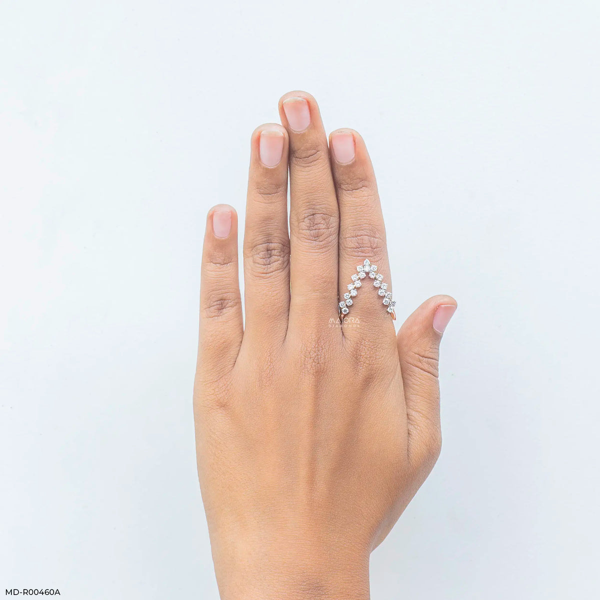 0.75 Carat V Lab Vanki Diamond Ring
